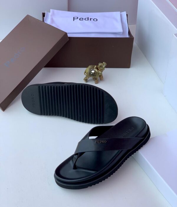 Pedro Top Quality Leather Slippers - Image 2