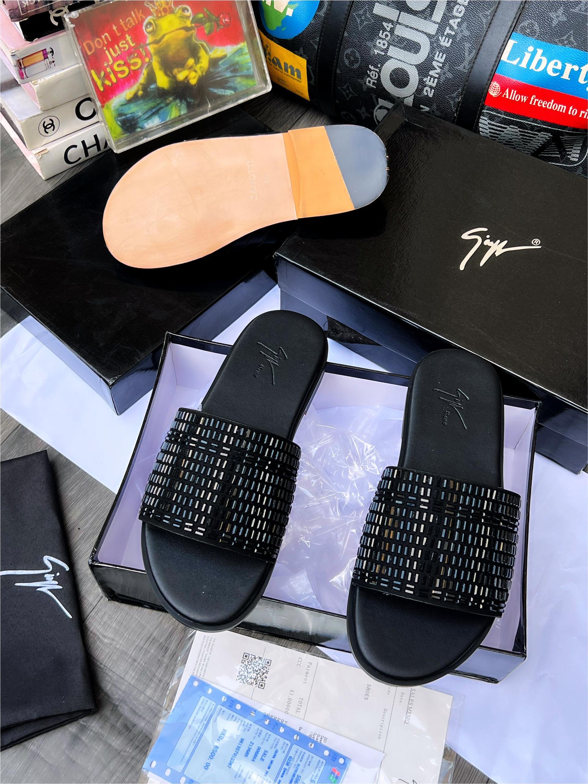 Zanoti paris high quality slippers