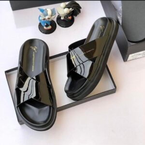 Quality leather slippers - 44