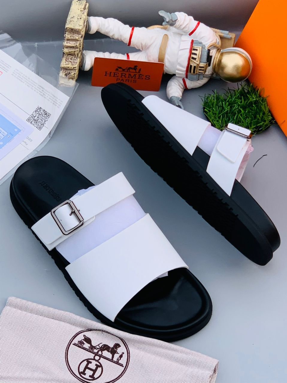 Hermes high quality designers slippers