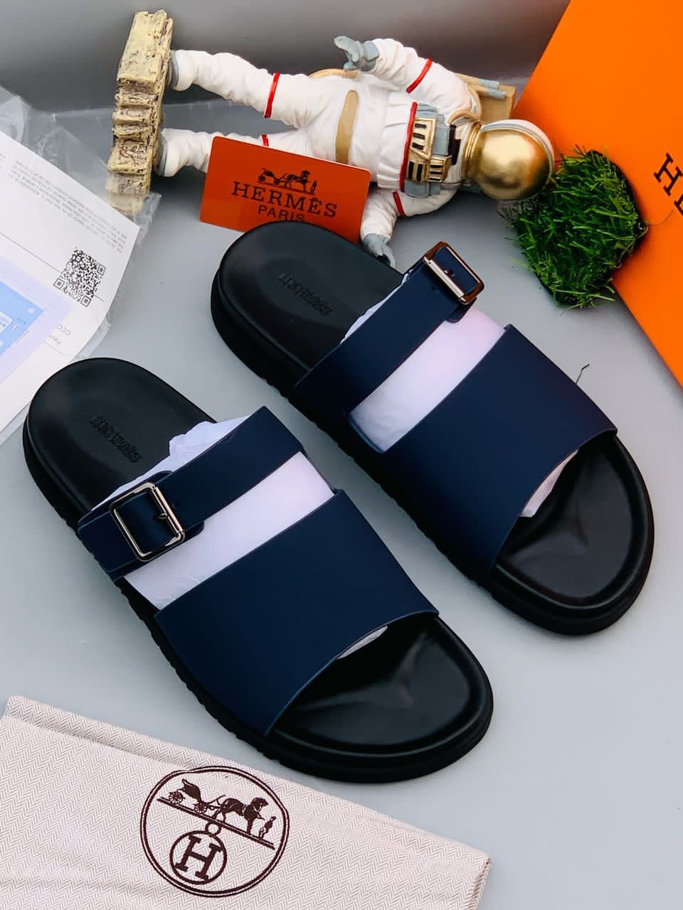 Hermes high quality designers slippers