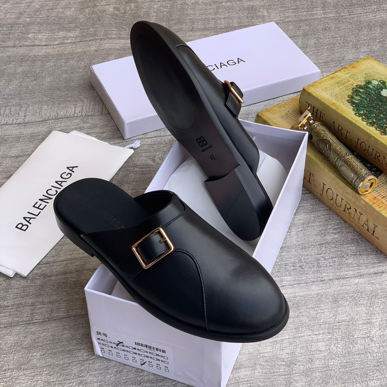 B.L high quality designer half shoe