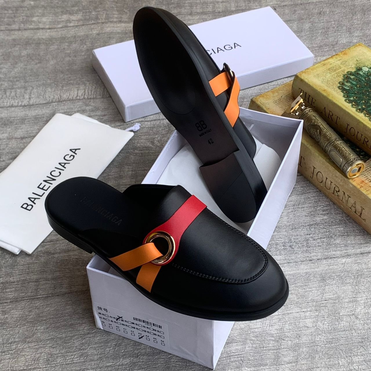 B.L high quality designer half shoe