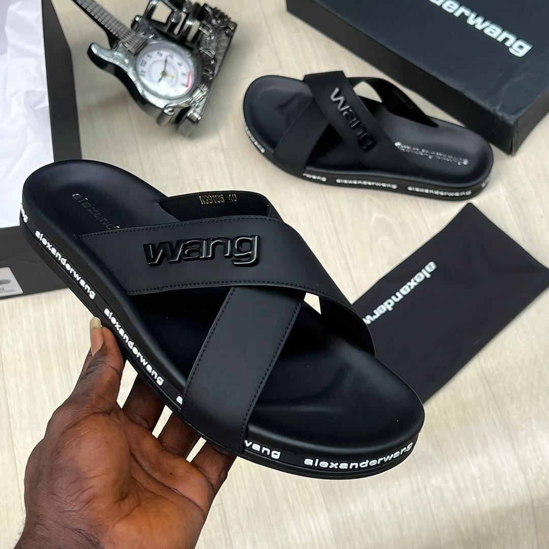 A.W high quality designer slippers