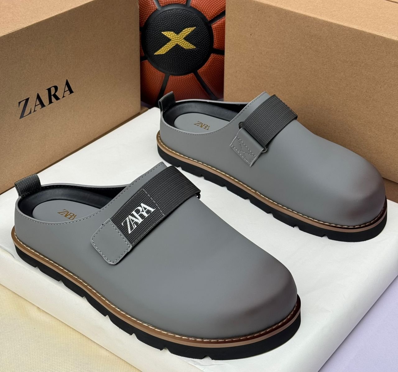 Z.R high quality designer half shoe