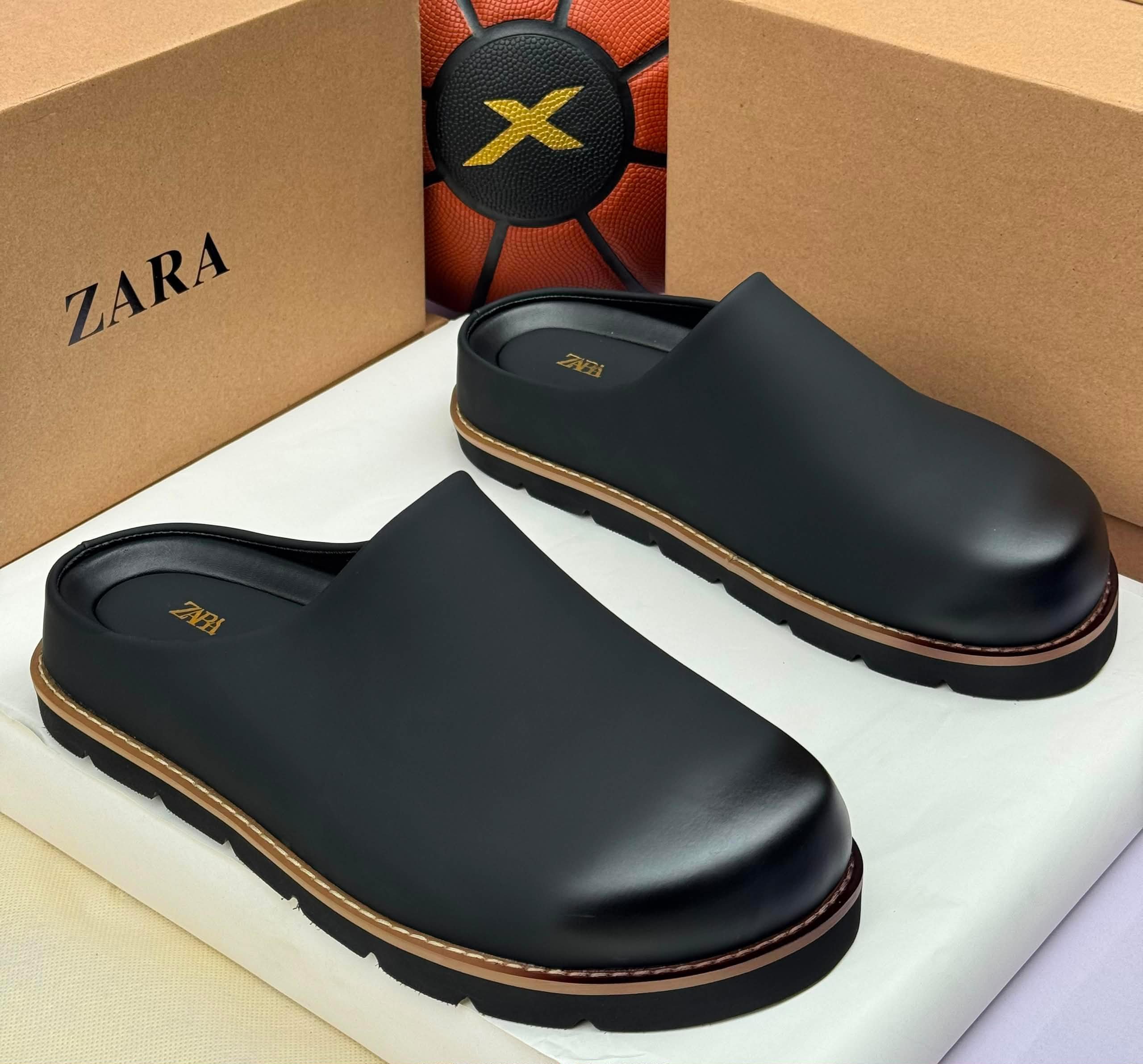Z.R high quality designer half shoe