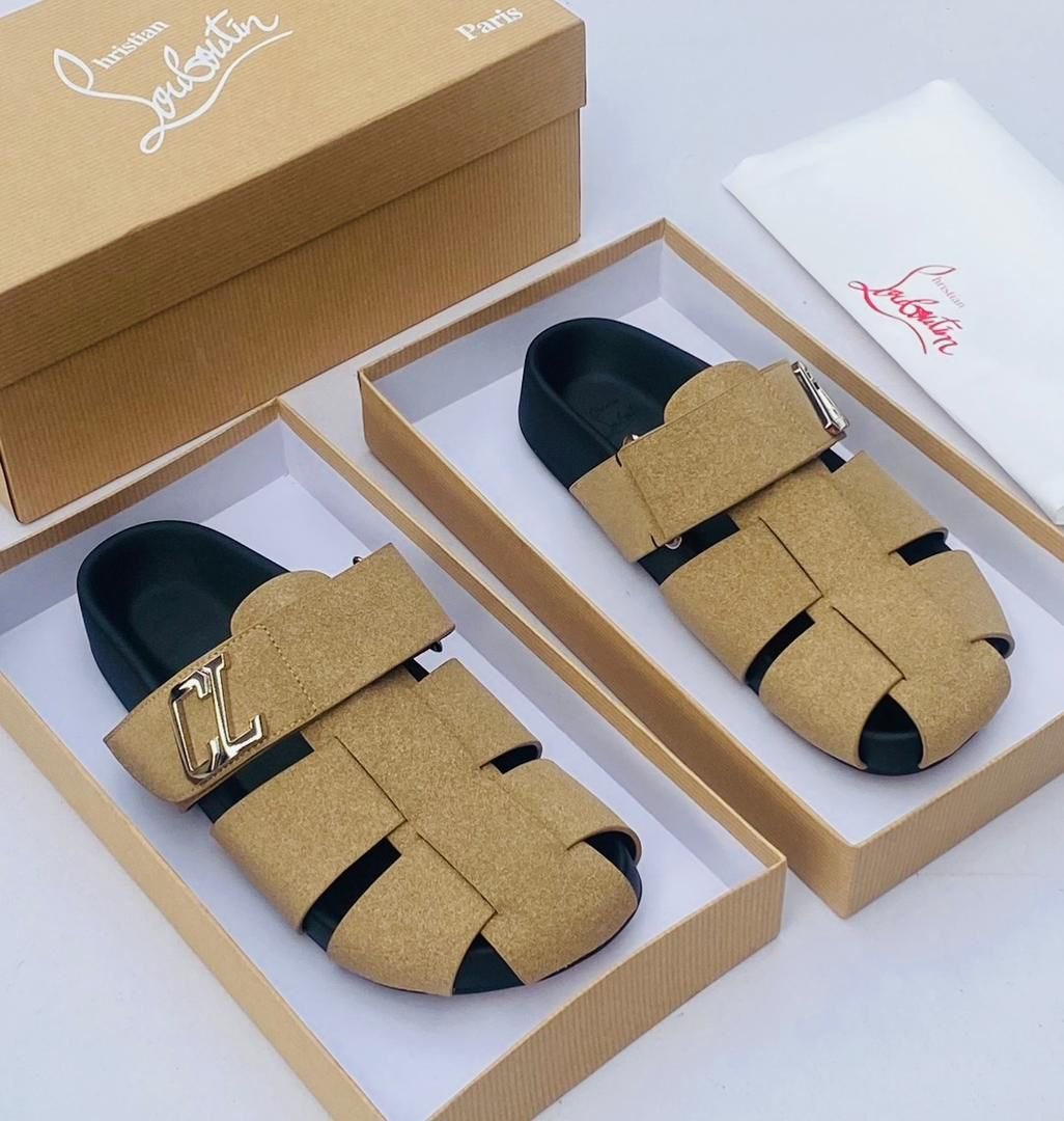 C.L high quality designer slippers